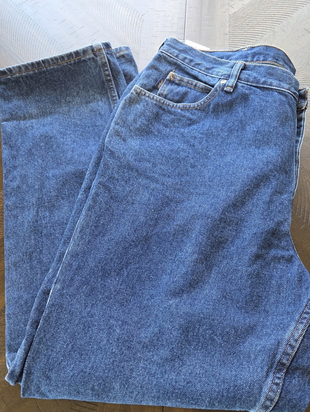 Vtg NWT Chic Relaxed Tapered Leg Jeans 22W Plus Size 100% Cotton High Rise - Picture 5 of 9